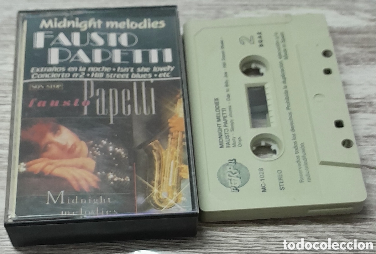 Casetes antiguos: FAUSTO PAPETTI - MIDNIGHT MELODIES - Foto 1