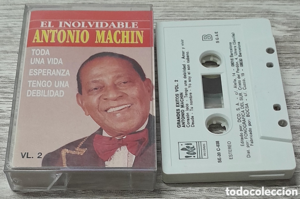Casetes antiguos: ANTONIO MACHIN EL INOLVIDABLE VOL 2 - Foto 1
