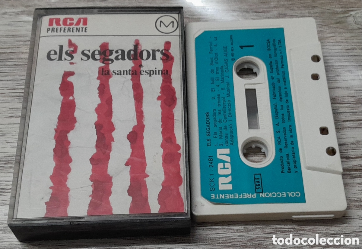Casetes antiguos: ELS SEGADORS - LA SANTA ESPINA - Foto 1