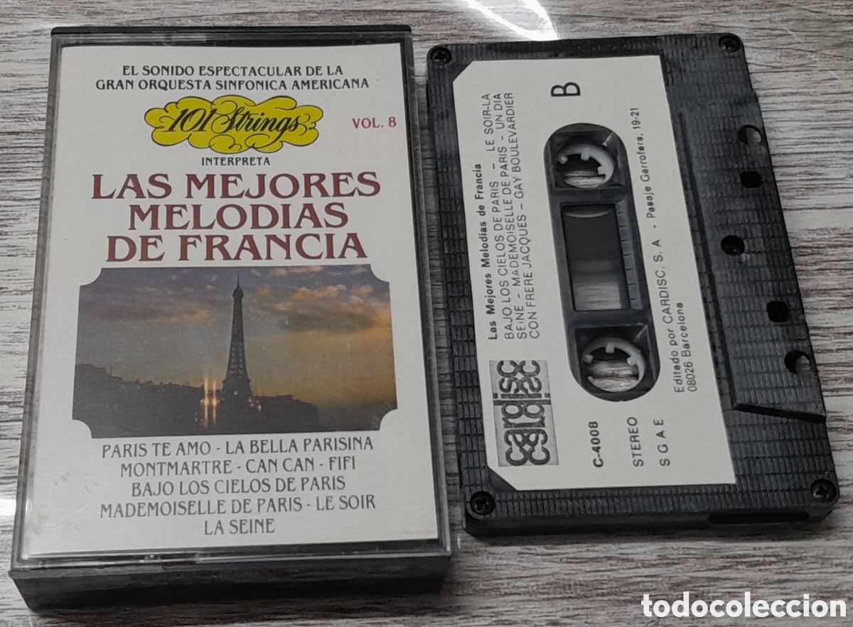 Casetes antiguos: LAS MEJORES MELODIAS DE FRANCIA