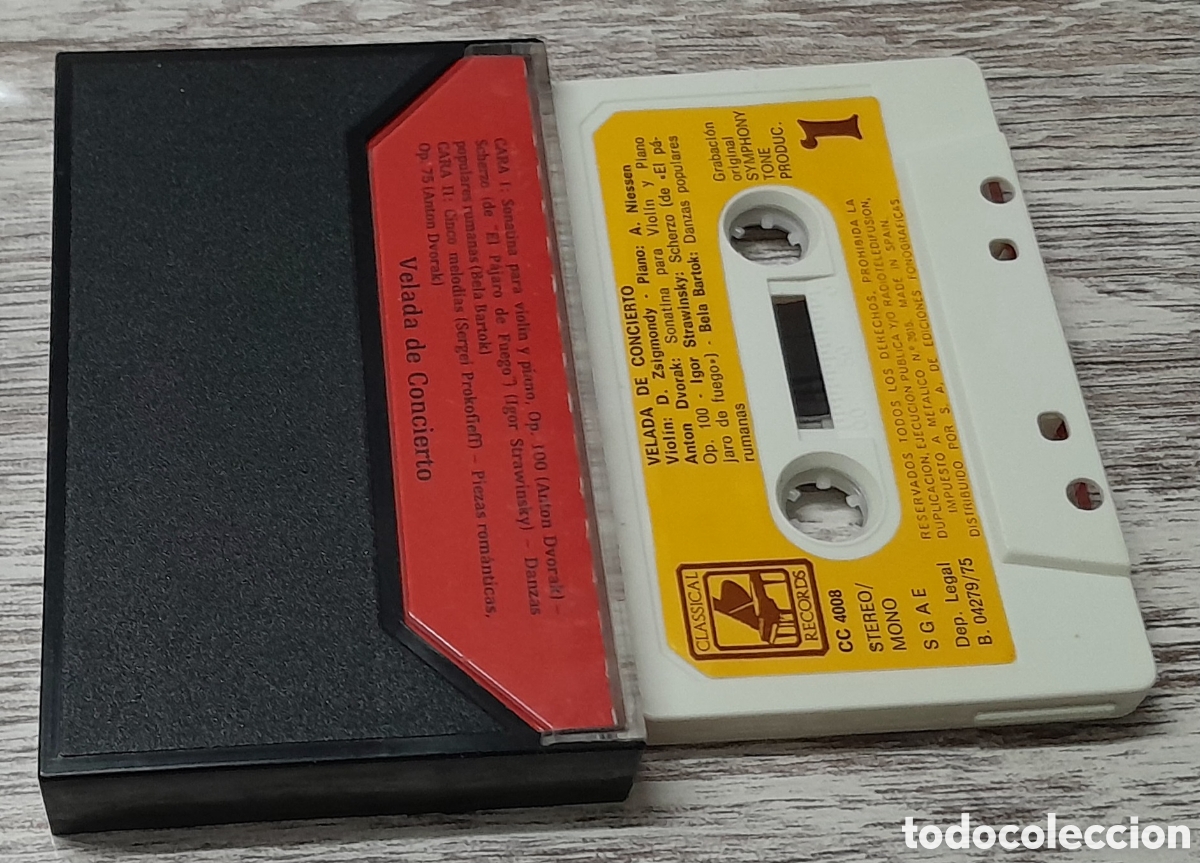 Casetes antiguos: VELADA DE CONCIERTO - Foto 2