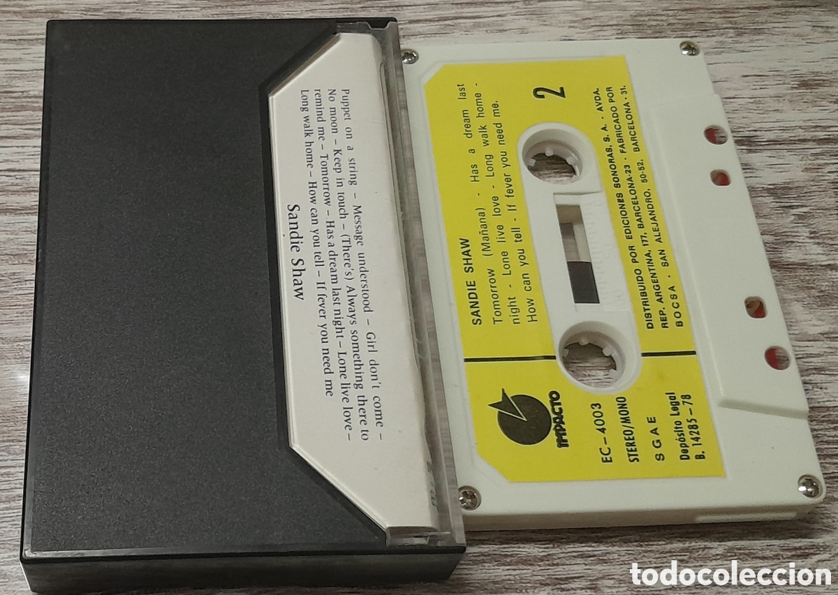 Casetes antiguos: SANDIE SHAW - SIEMPRE ACTUAL - Foto 2