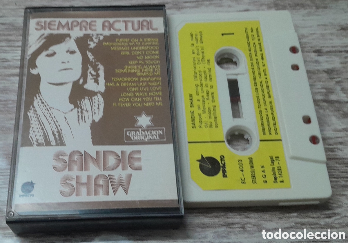 Casetes antiguos: SANDIE SHAW - SIEMPRE ACTUAL - Foto 1