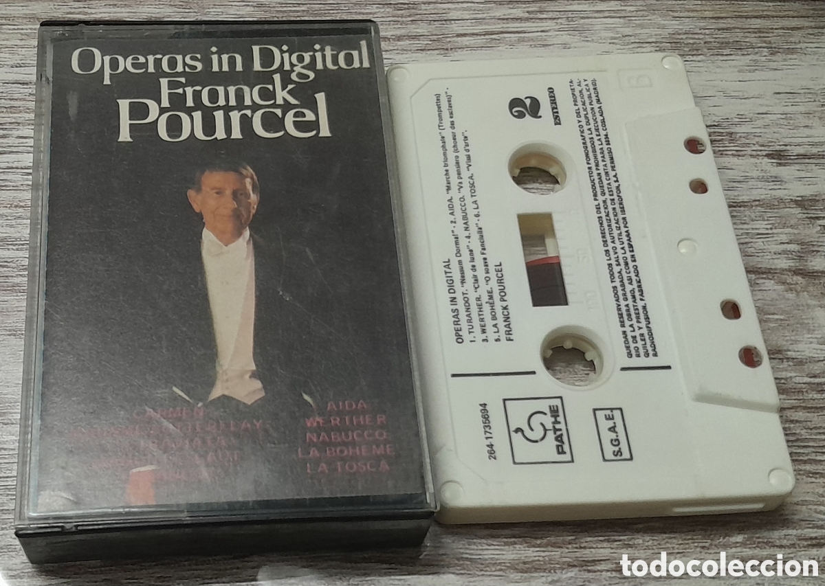 Casetes antiguos: FRANCK POURCEL - OPERAS IN DIGITAL - Foto 1