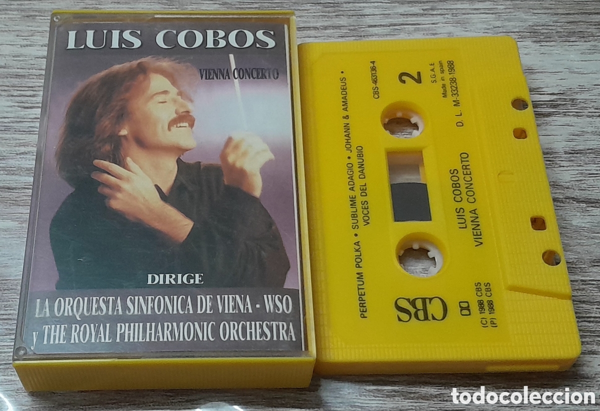 Casetes antiguos: LUIS COBOS - VIENNA CONCERTO - Foto 1