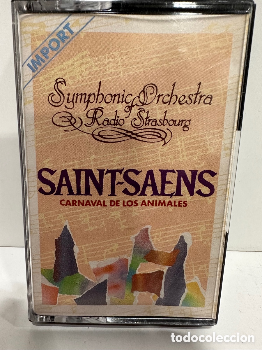 Casetes antiguos: Saint-Sa&euml;ns - Carnaval de los Animales (Cassette) - Foto 1