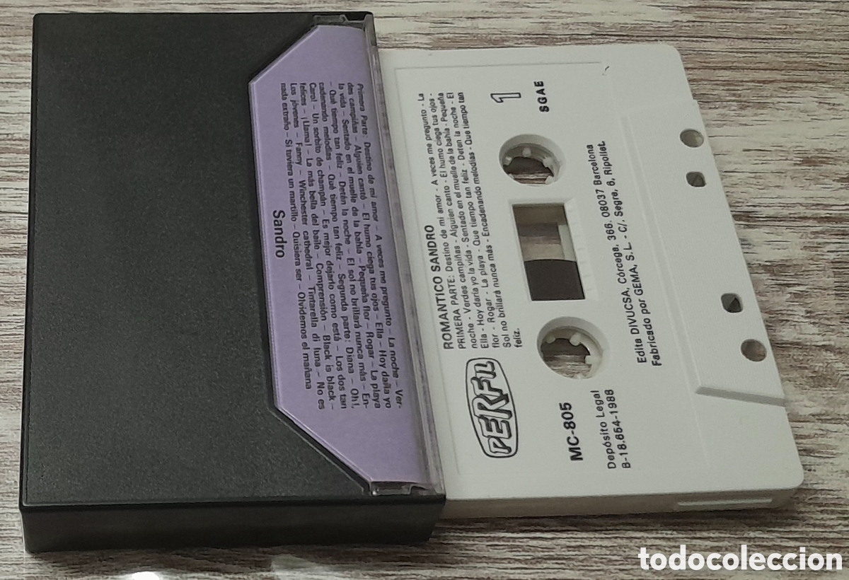 Casetes antiguos: SANDRO - ROMANTICO - Foto 2