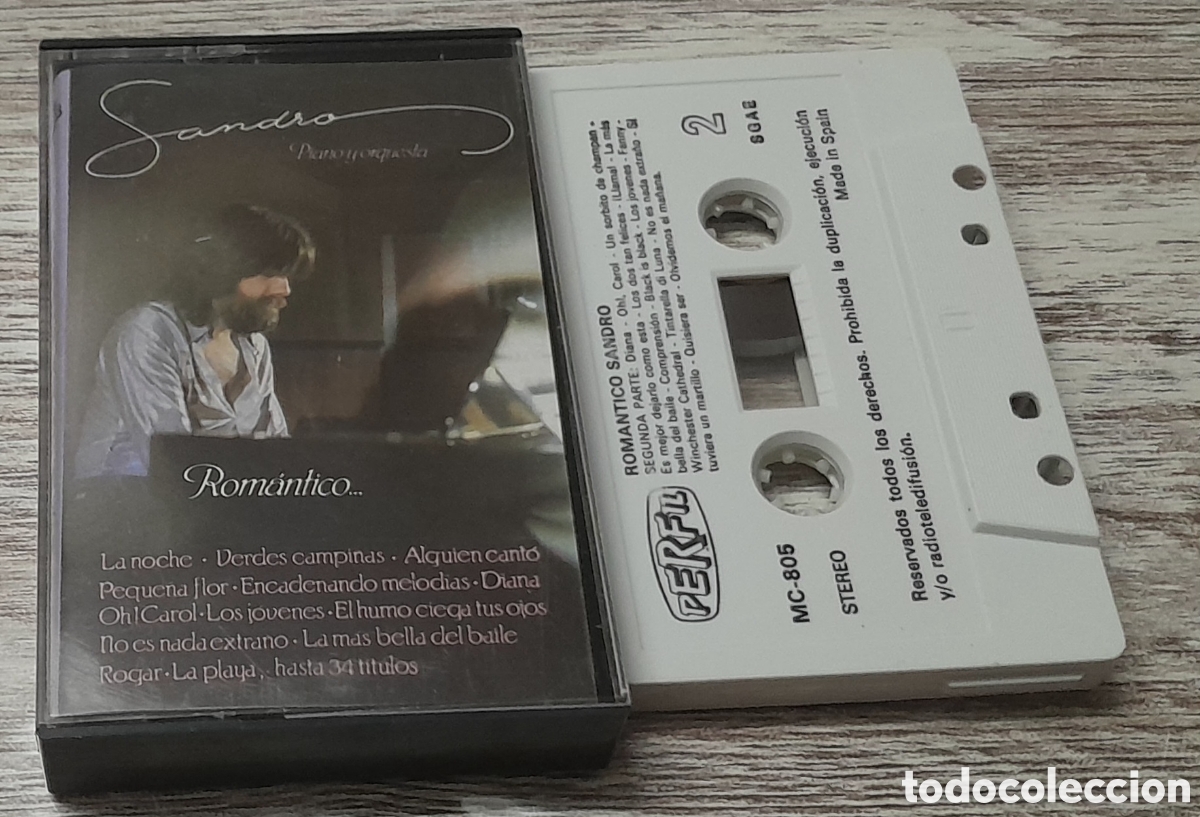 Casetes antiguos: SANDRO - ROMANTICO - Foto 1