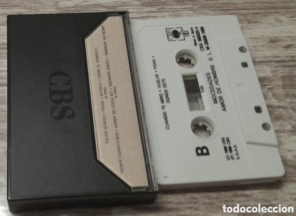 Casetes antiguos: MOCEDADES - AMOR DE HOMBRE - Foto 2