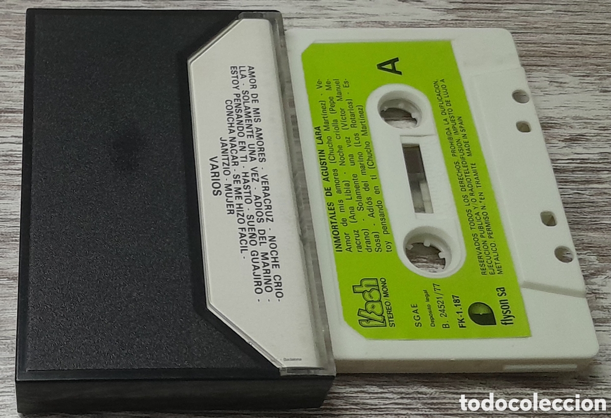 Casetes antiguos: INMORTALES DE AGUSTIN LARA - Foto 2