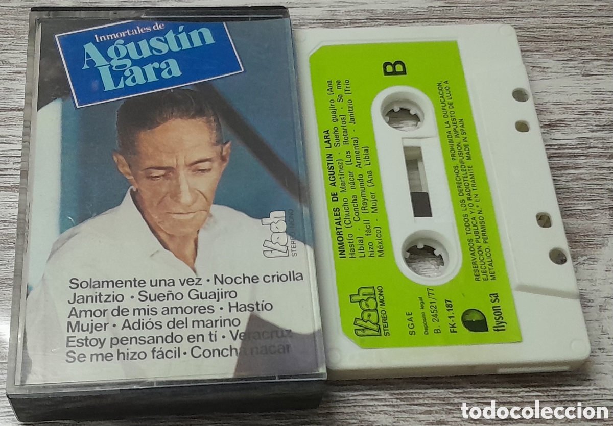 Casetes antiguos: INMORTALES DE AGUSTIN LARA - Foto 1