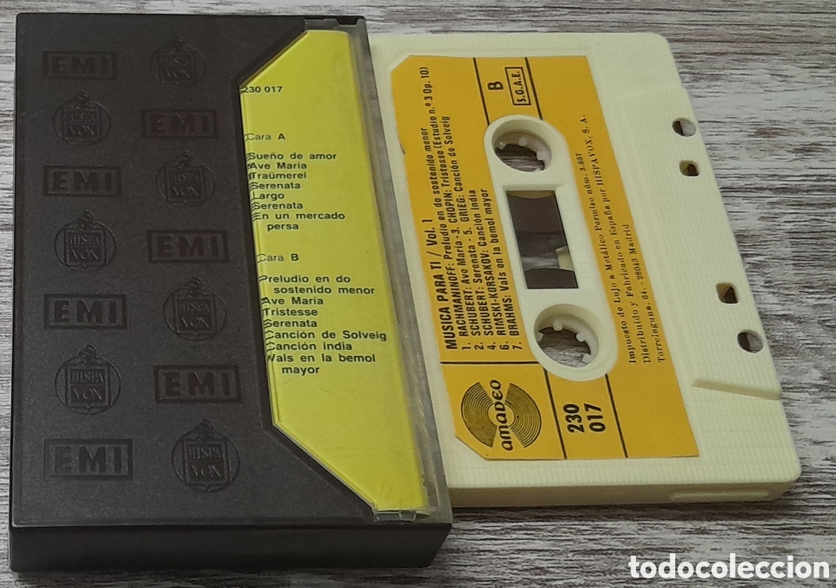 Casetes antiguos: MUSICA PARA TI VOL. 1 - Foto 2