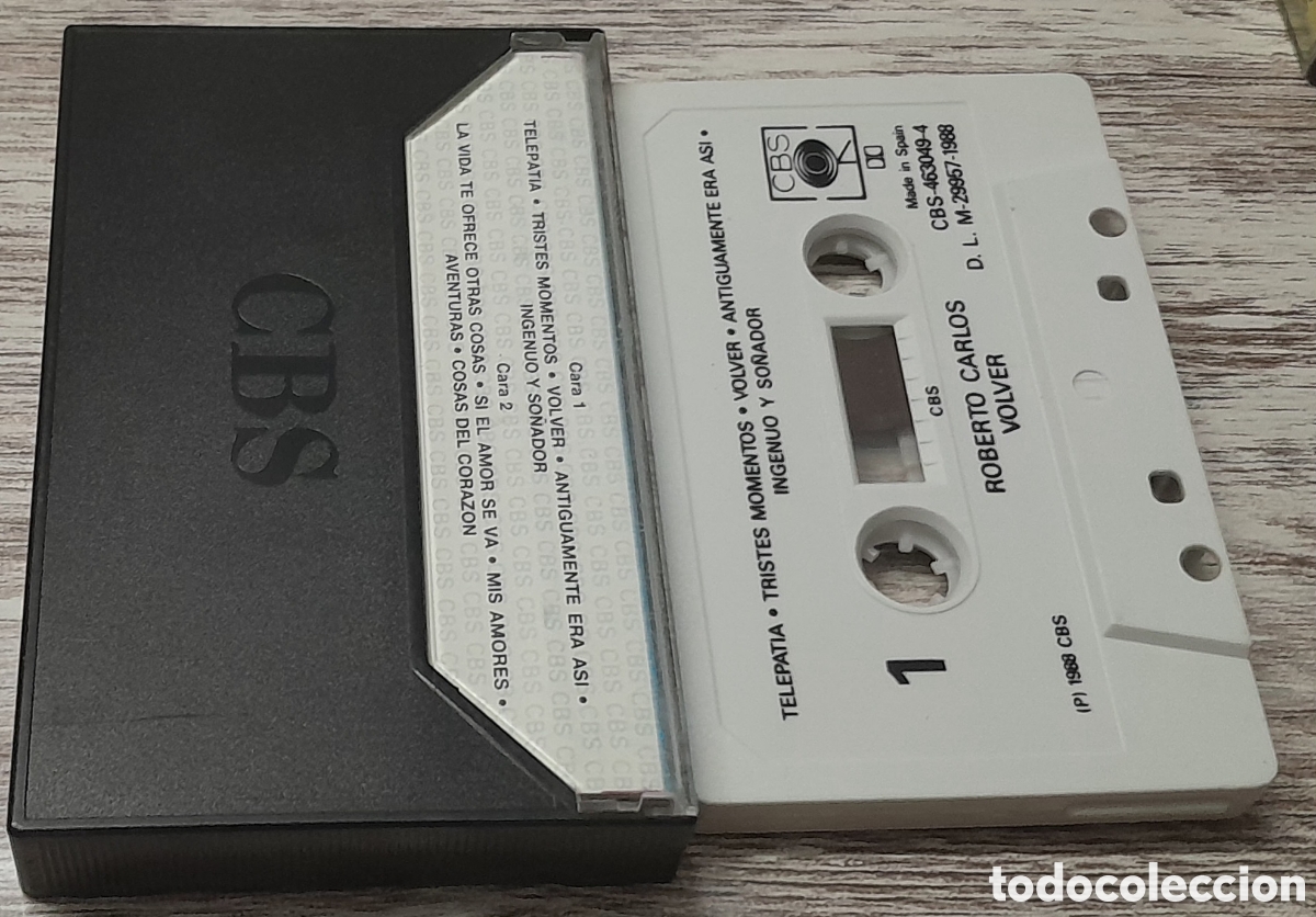 Casetes antiguos: ROBERTO CARLOS - VOLVER - Foto 2