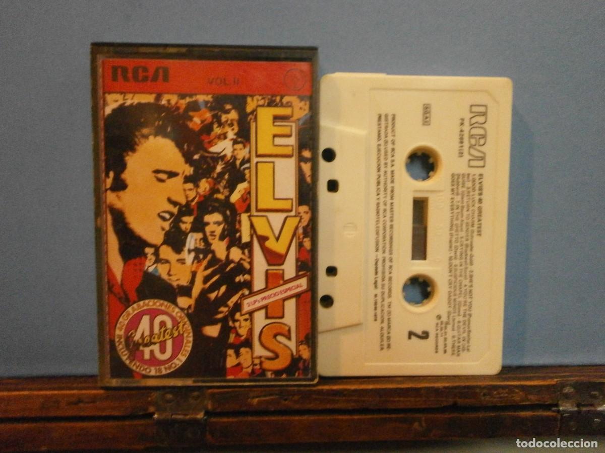 Alte Kassetten: cinta casete cassette elvis 40 greatest vol 2