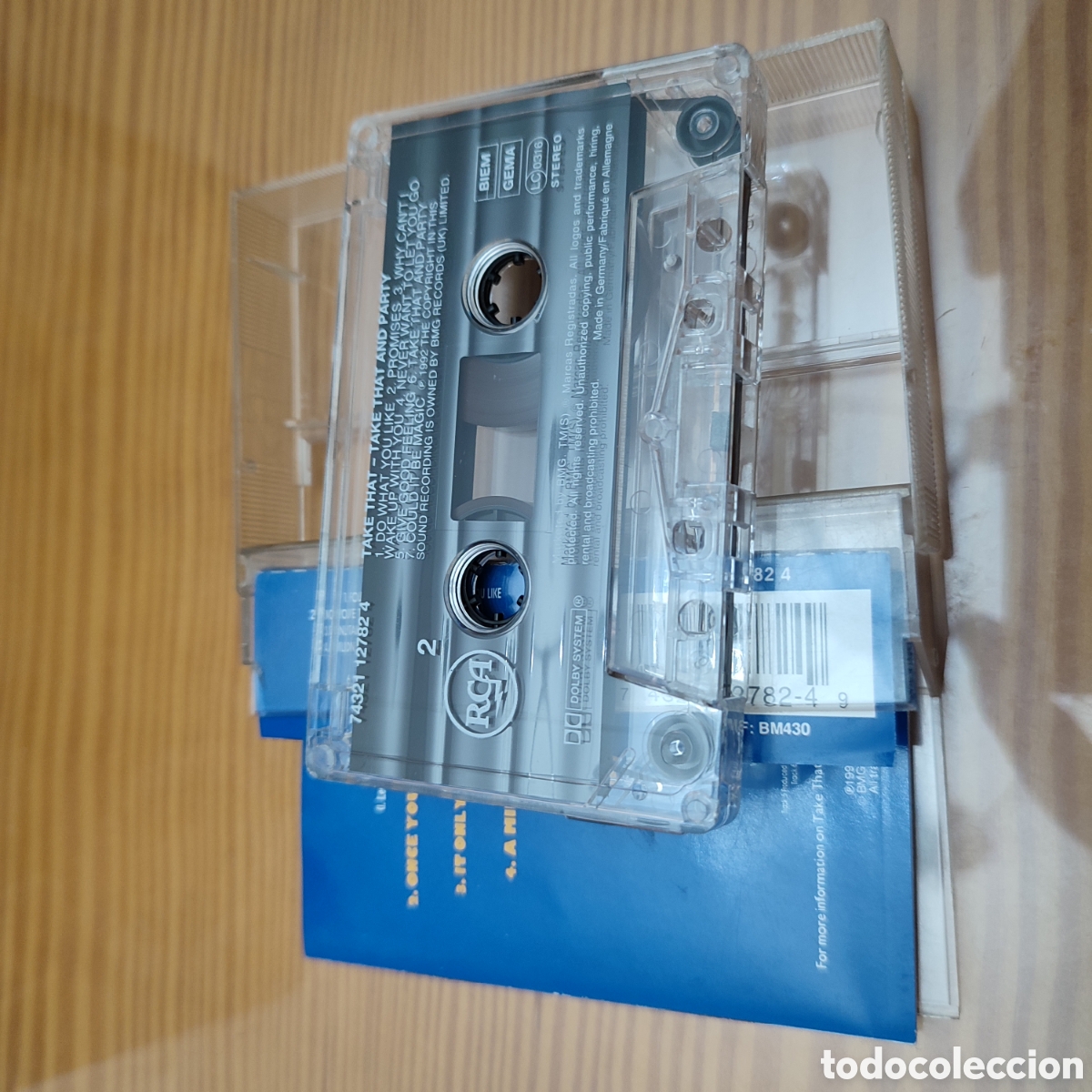 Casetes antiguos: Cinta de cassette de Take That & Party - Foto 3