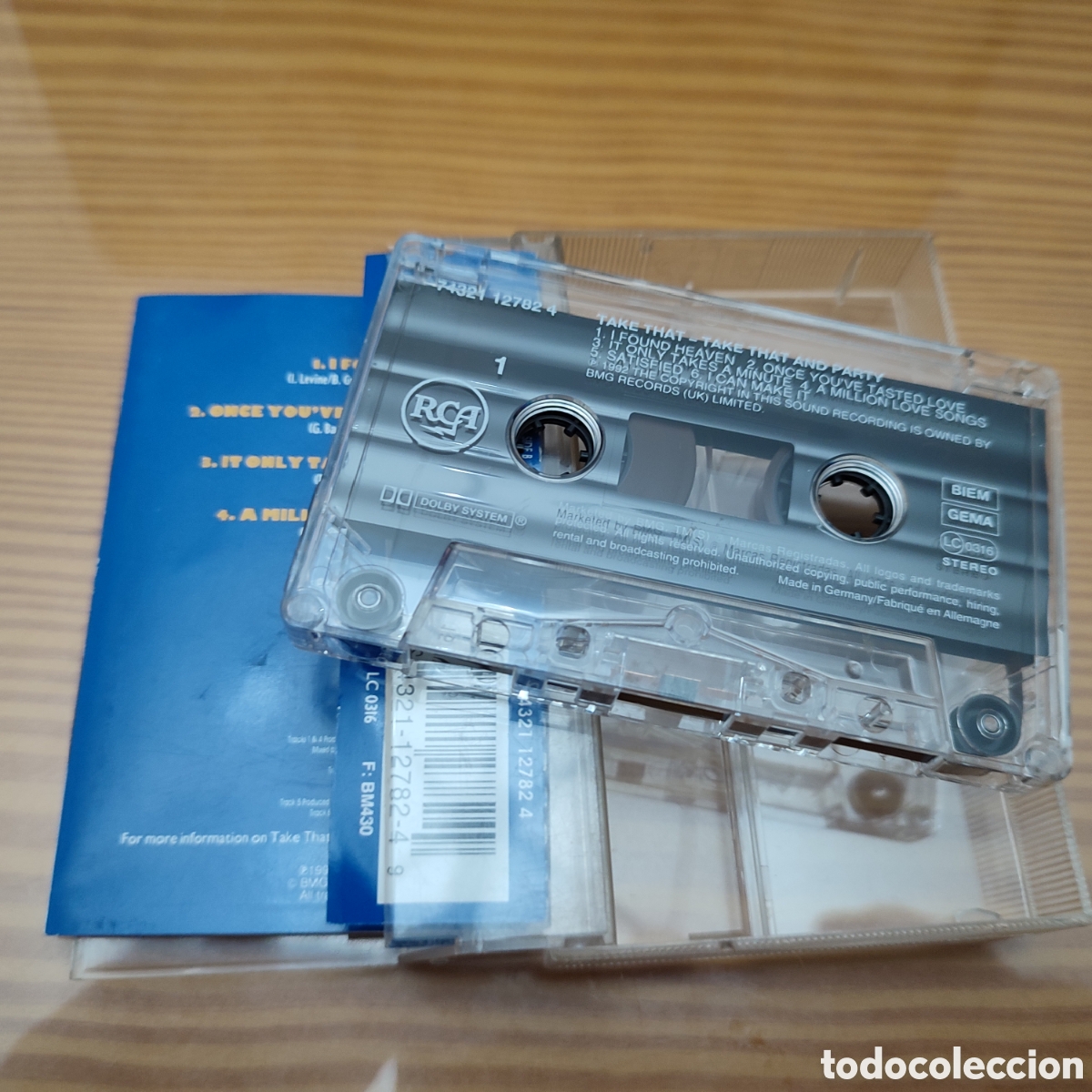 Casetes antiguos: Cinta de cassette de Take That & Party - Foto 4