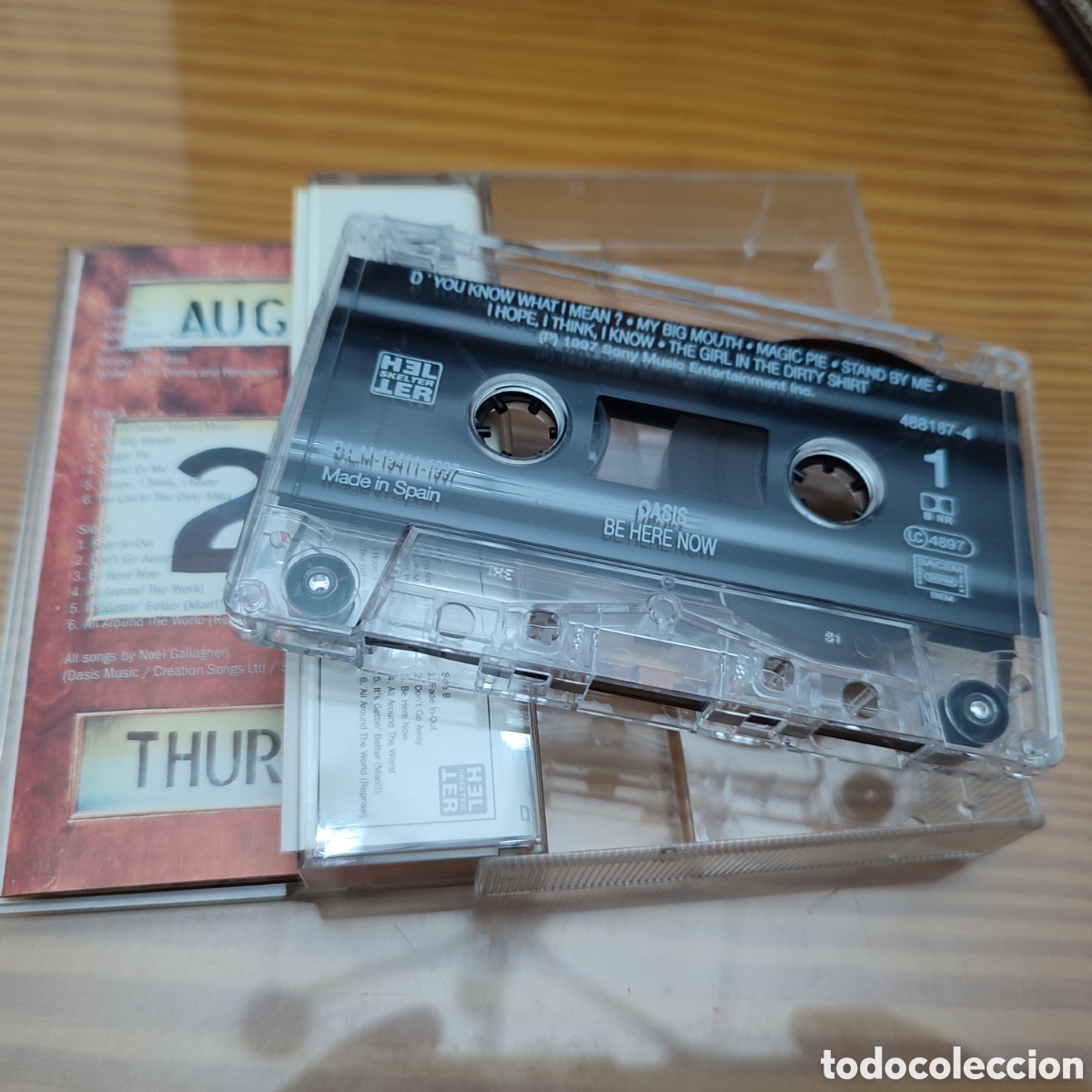 Casetes antiguos: Cinta de cassette de Oasis &rdquo; Be Here Now &rdquo; - Foto 3