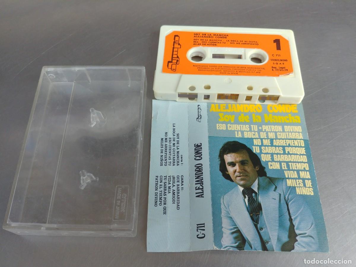 Casetes antiguos: ALEJANDRO CONDE-CASETE SOY DE LA MANCHA - Foto 1