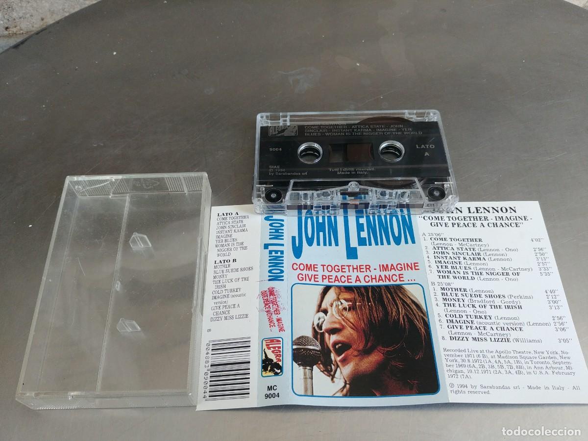 Casetes antiguos: JOHN LENNON-CASETE COME TOGETHER Y OTRAS