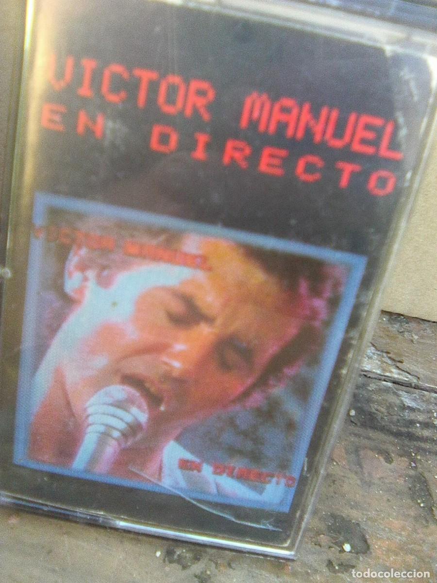Casetes antiguos: Victor Manuel - En Directo (CBS, 1985) - Foto 1
