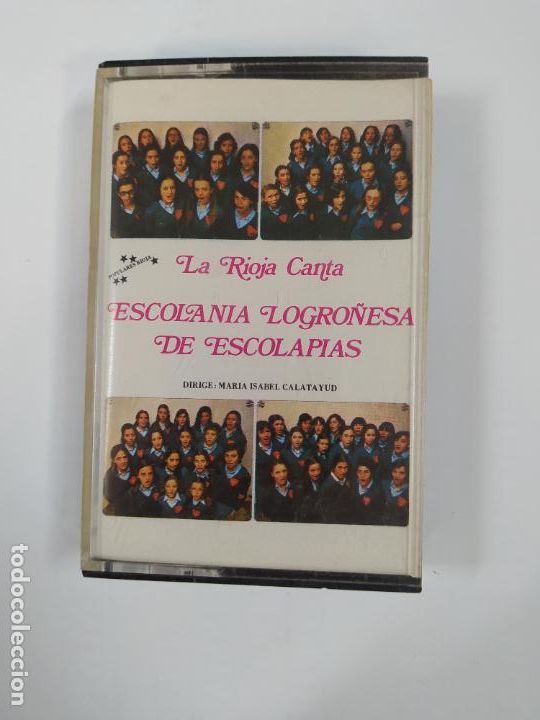 Cassetes antigas: ESCOLANIA LOGRO&Ntilde;ESA DE ESCOLAPIAS: LA RIOJA CANTA. CASETE. TDKCST50C