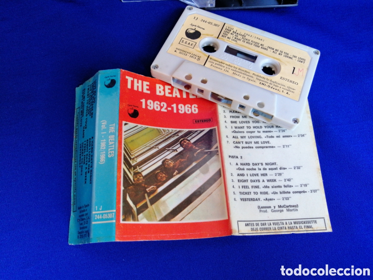Casetes antiguos: THE BEATLES 1962-1966 - Foto 3