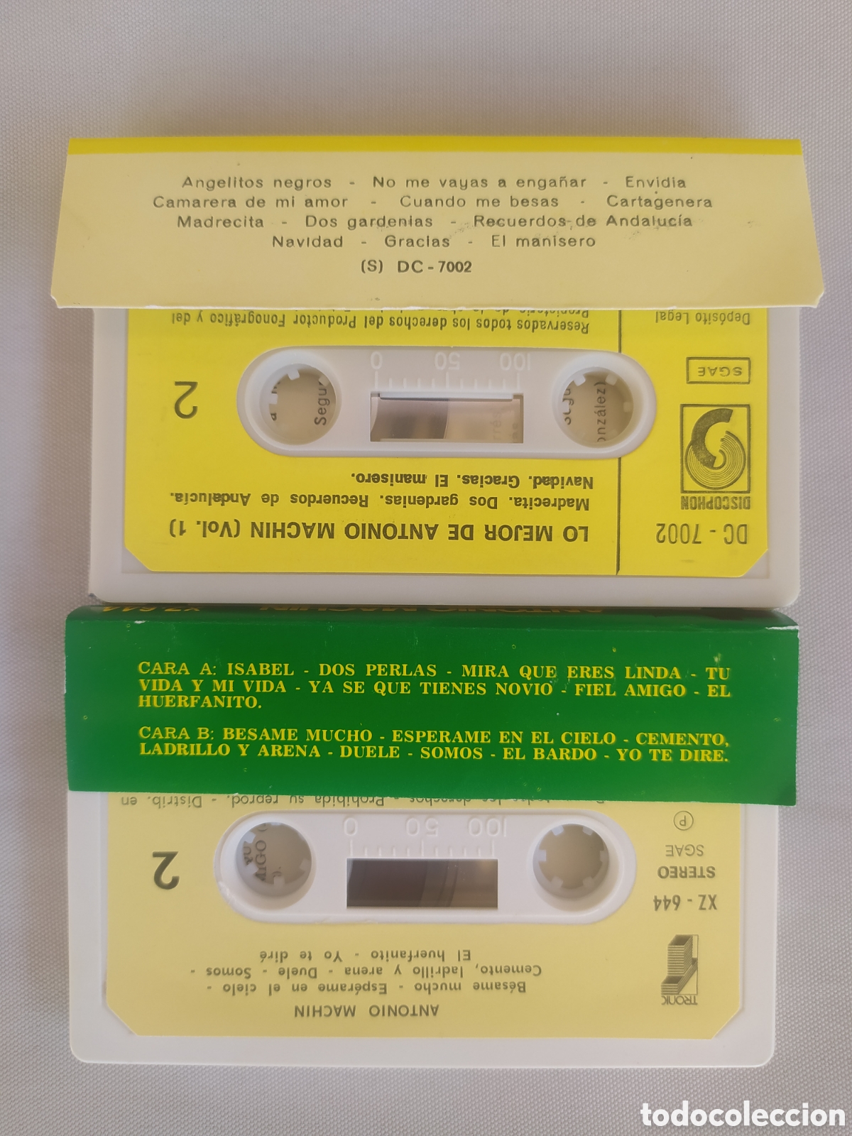 Casetes antiguos: 2xCass Antonio Mach&iacute;n - Foto 2