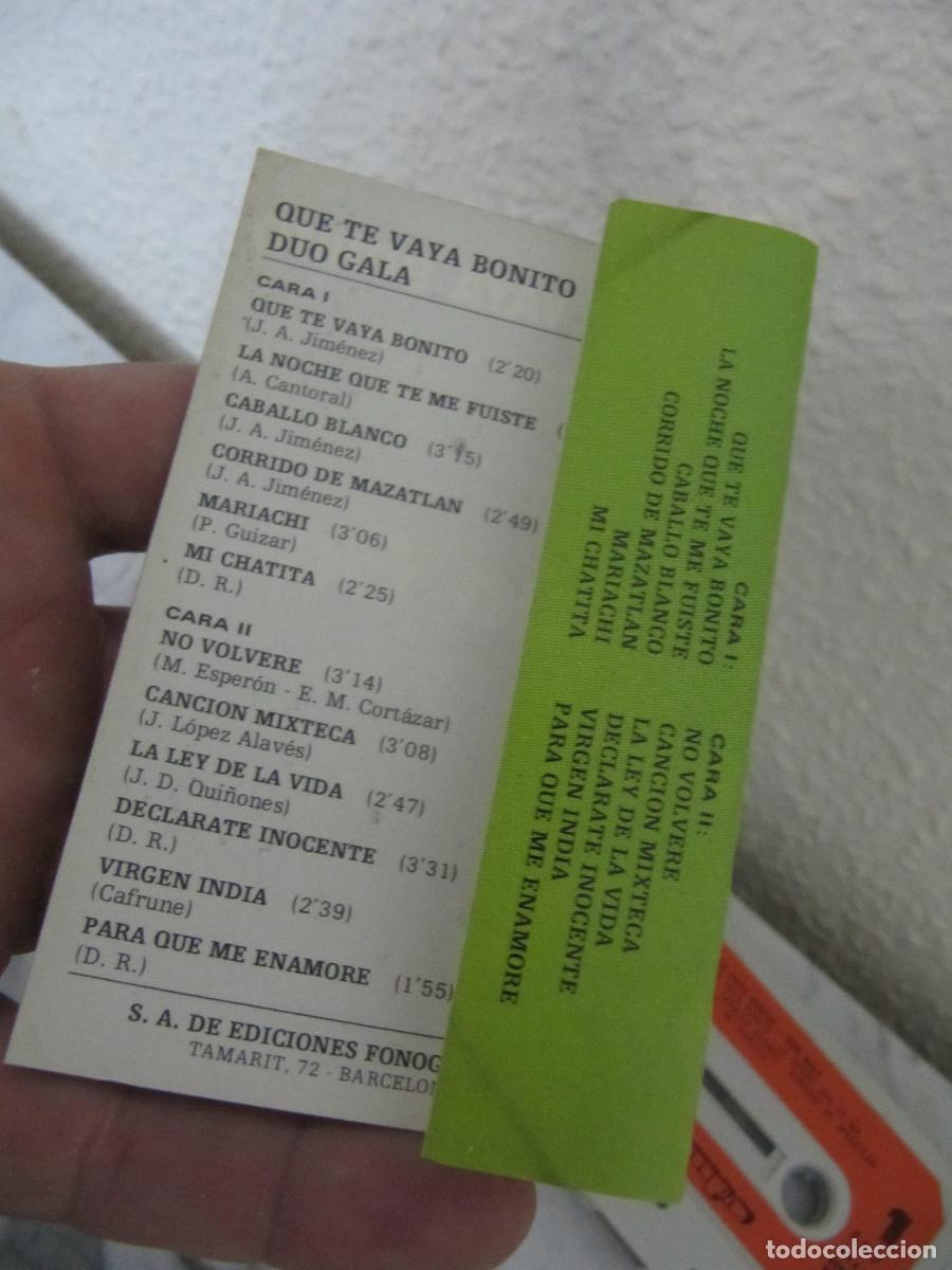 Casetes antiguos: Duo gala. Que te vaya bonito - Foto 5