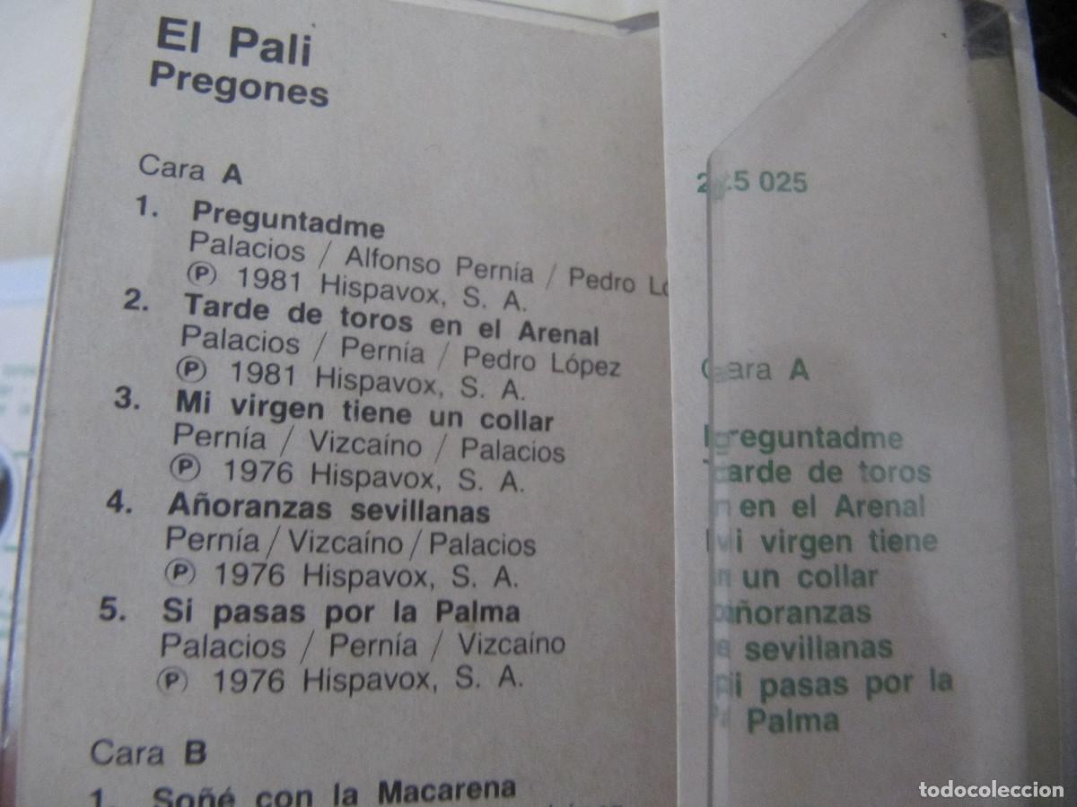 Casetes antiguos: El Pali. Pregones - Foto 4