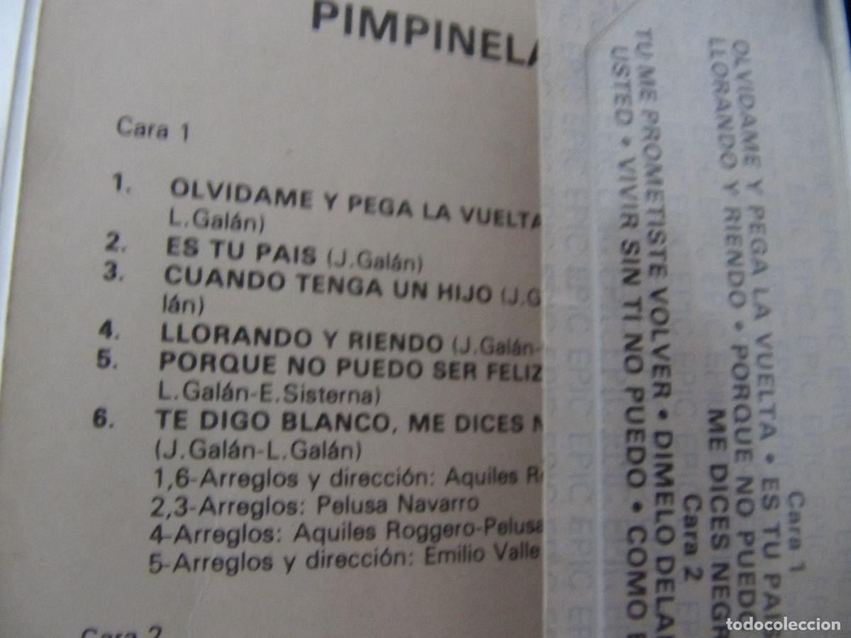 Casetes antiguos: CASETE PIMPINELA CBS 1981 - Foto 5