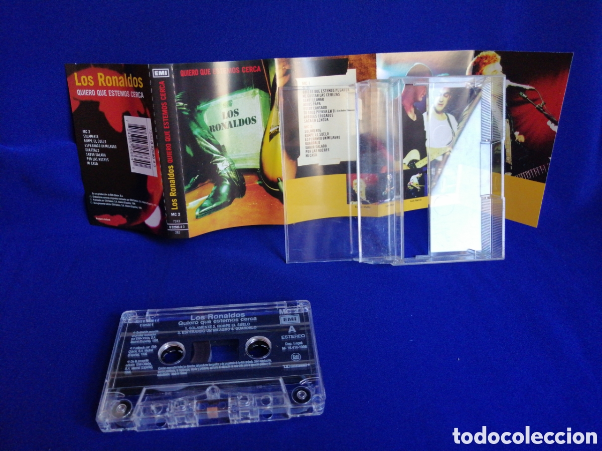 Casetes antiguos: LOS RONALDO - QUIERO QUE ESTEMOS CERCA - 1996 - Foto 4