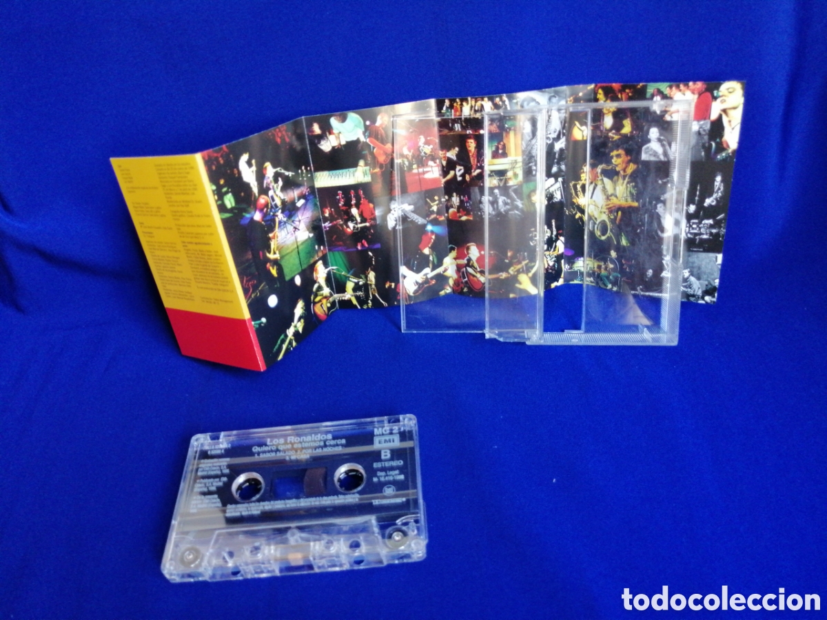 Casetes antiguos: LOS RONALDO - QUIERO QUE ESTEMOS CERCA - 1996 - Foto 5