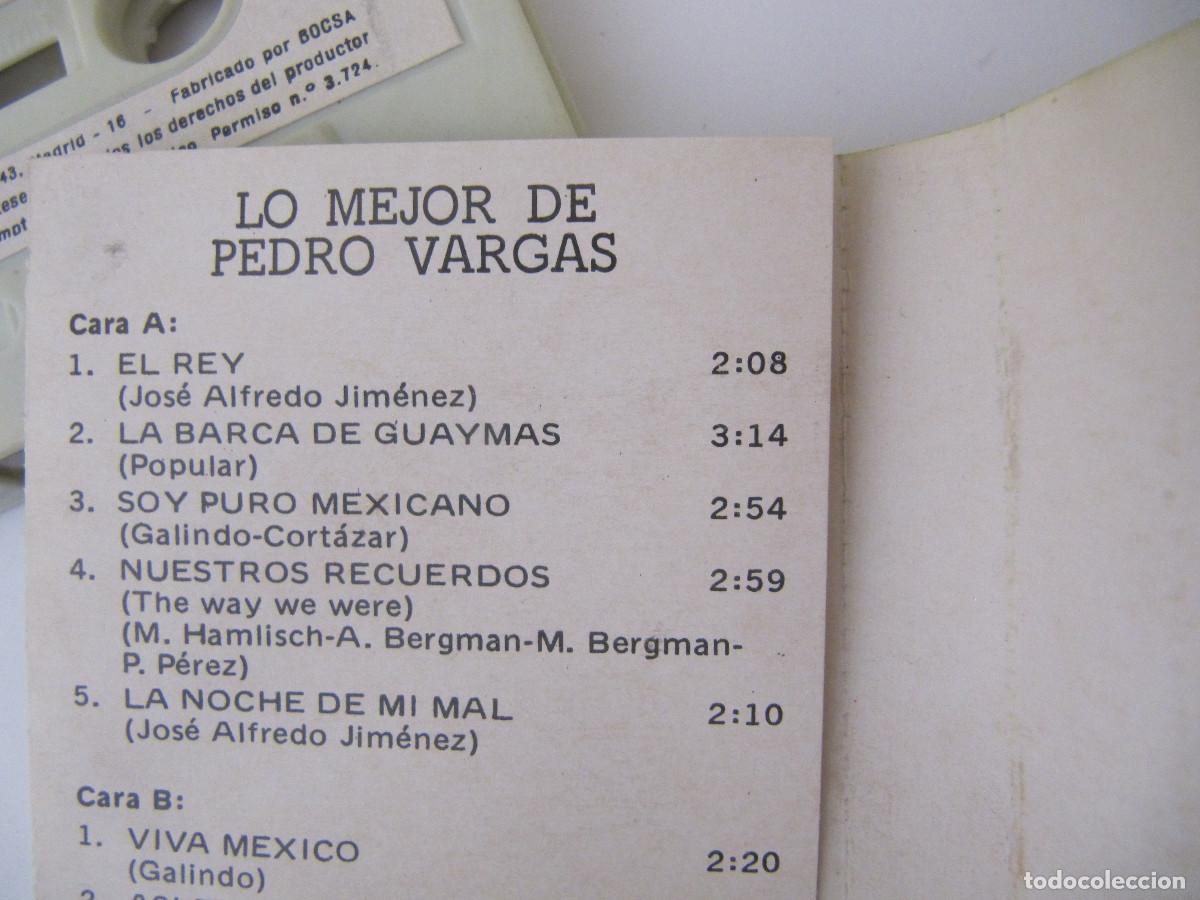 Casetes antiguos: Lo mejor de Pedro Vargas - Foto 5