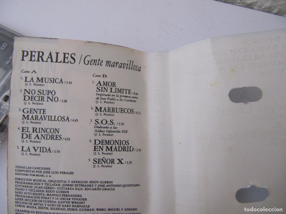 Casetes antiguos: PERALES ,GENTE MARAVILLOSA - Foto 3