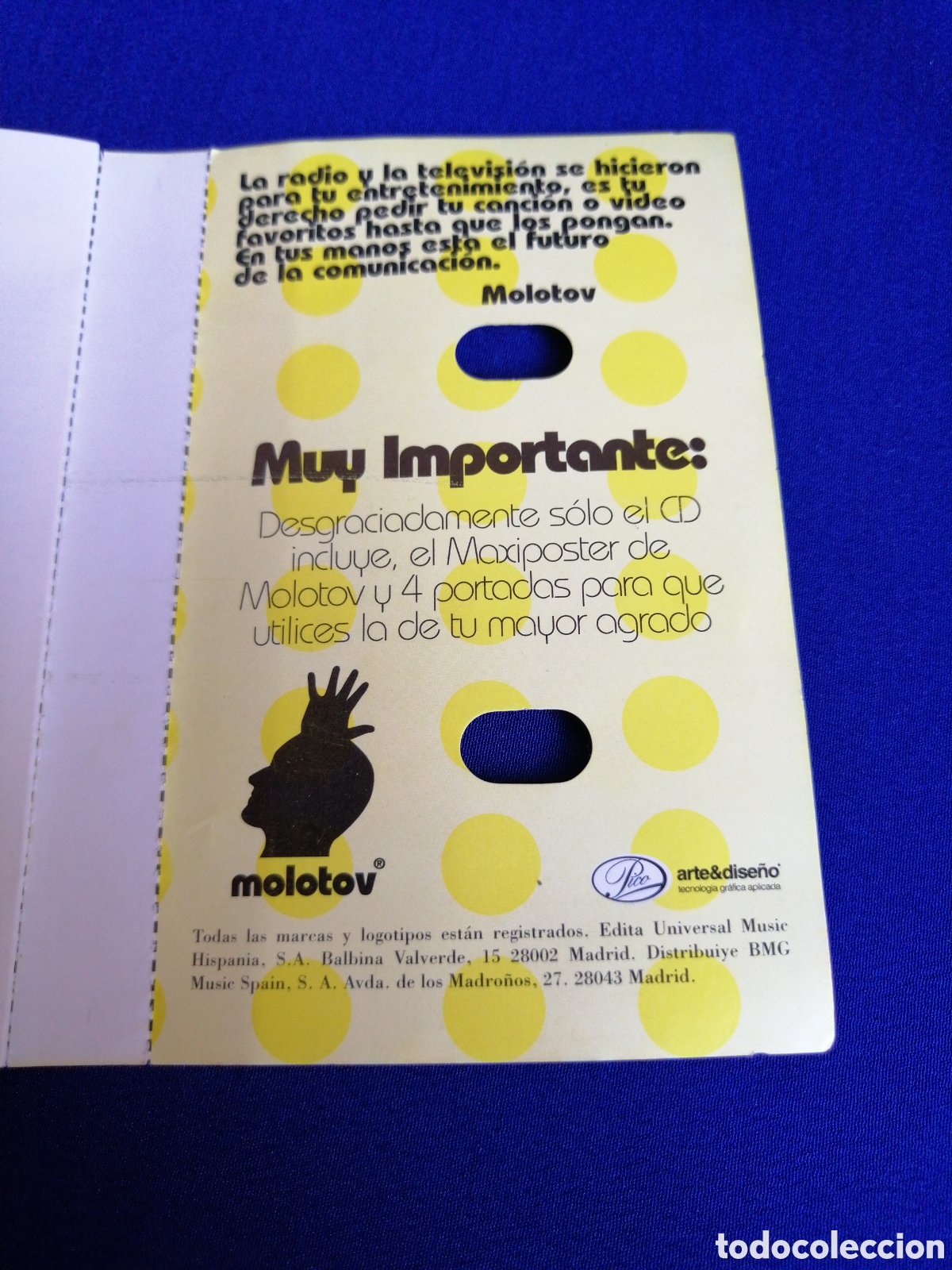 Casetes antiguos: MOLOTOV &iquest;DONDE JUGAR&Aacute;N LAS NI&Ntilde;AS? - Foto 4