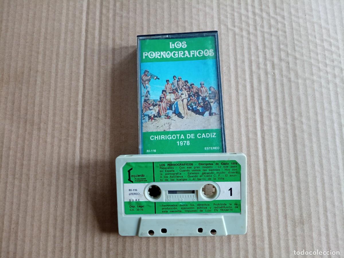 Casetes antiguos: LOS PORNOGRAFICOS - CHIRIGOTA DE CADIZ 1978 CASETE