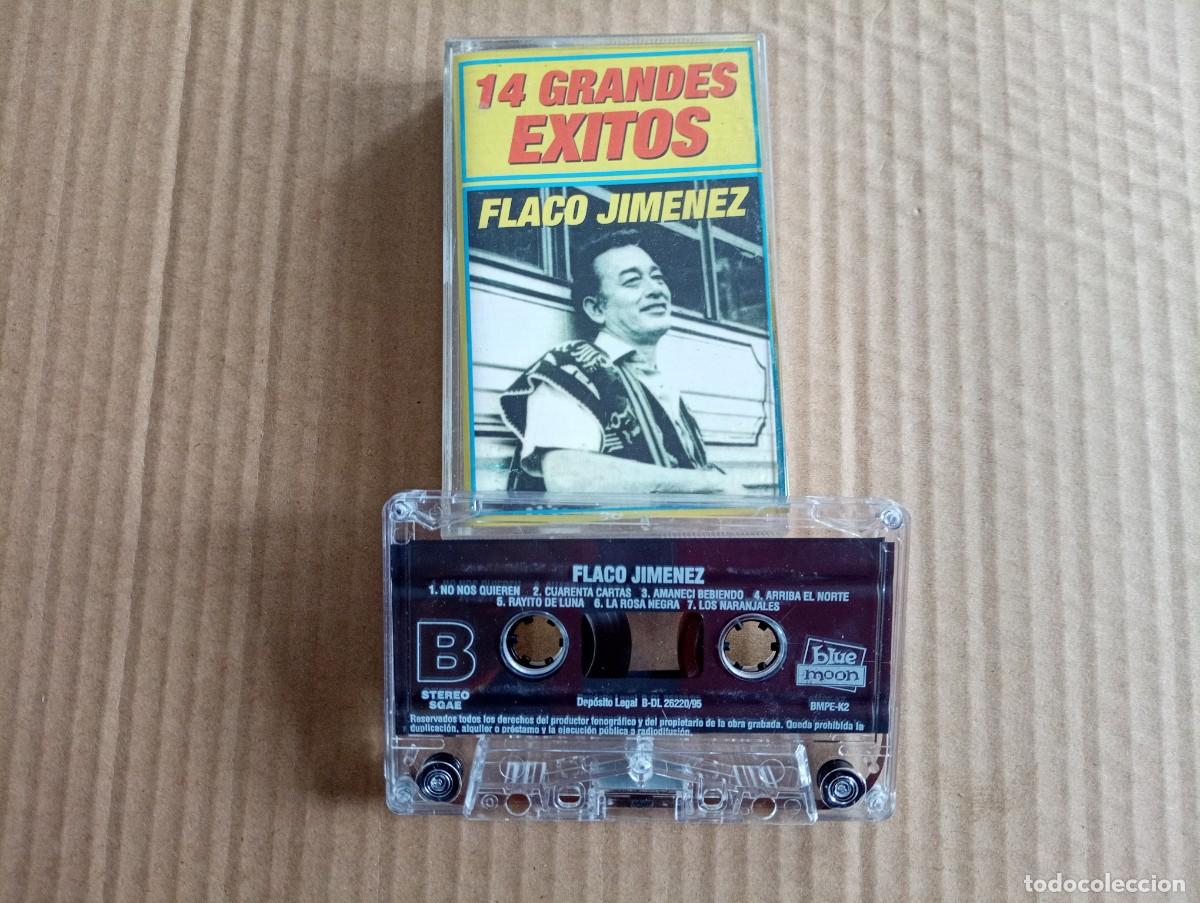 Casetes antiguos: FLACO JIMENEZ - 14 GRANDES EXITOS CASETE - Foto 1