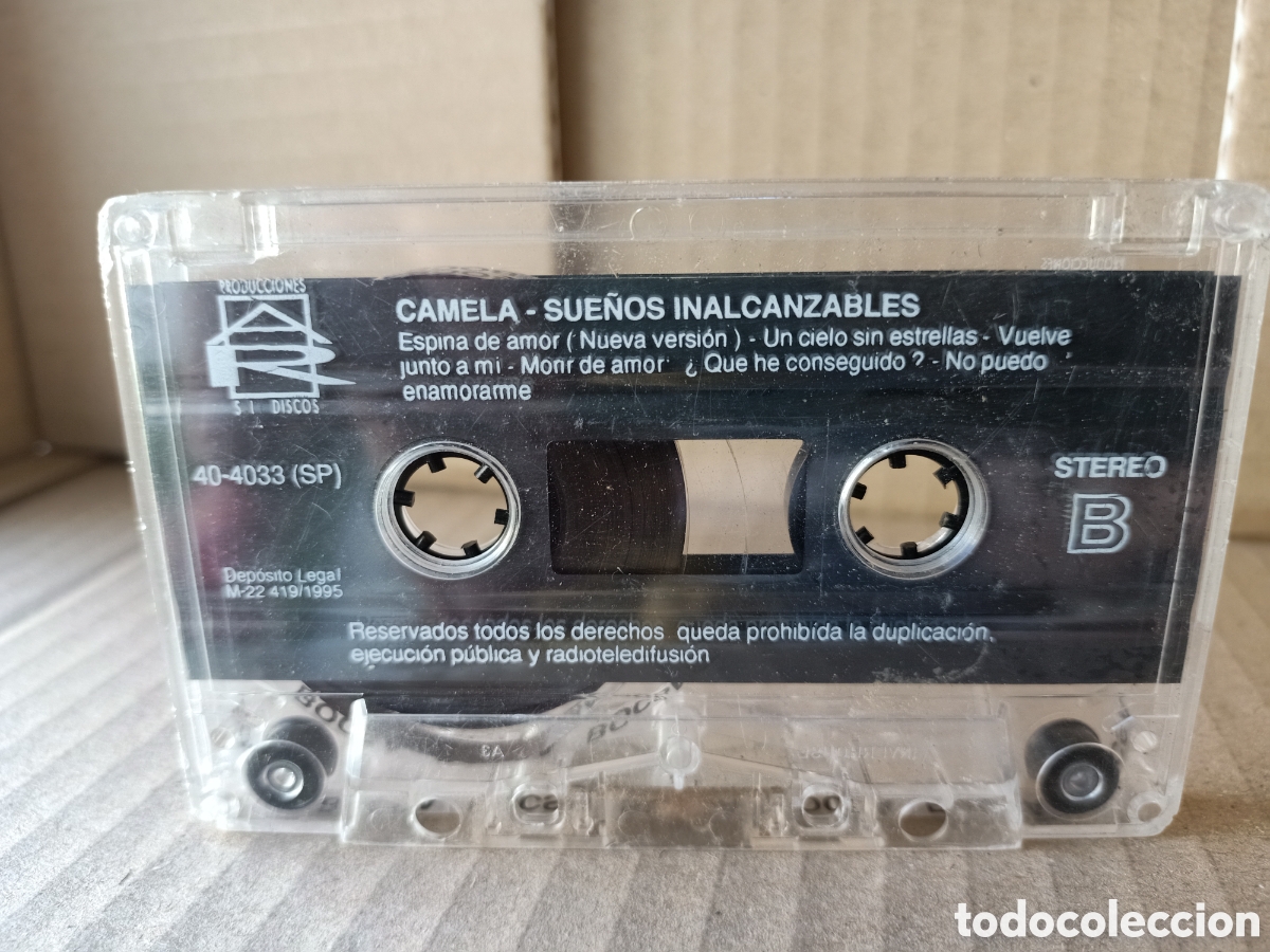 Casetes antiguos: CAMELA 1995 &rdquo;Sue&ntilde;os inalcanzables&rdquo; - Foto 1