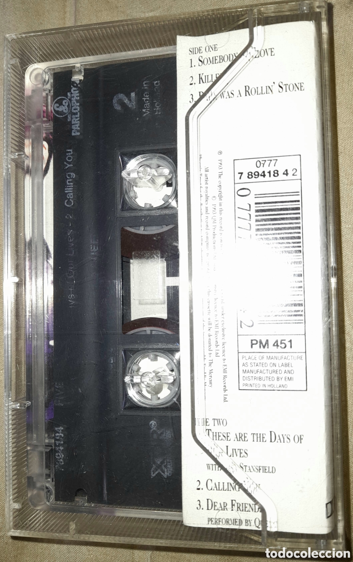 Casetes antiguos: GEORGE MICHAEL AND QUEEN. FIVE LIVE. CASETE - Foto 4