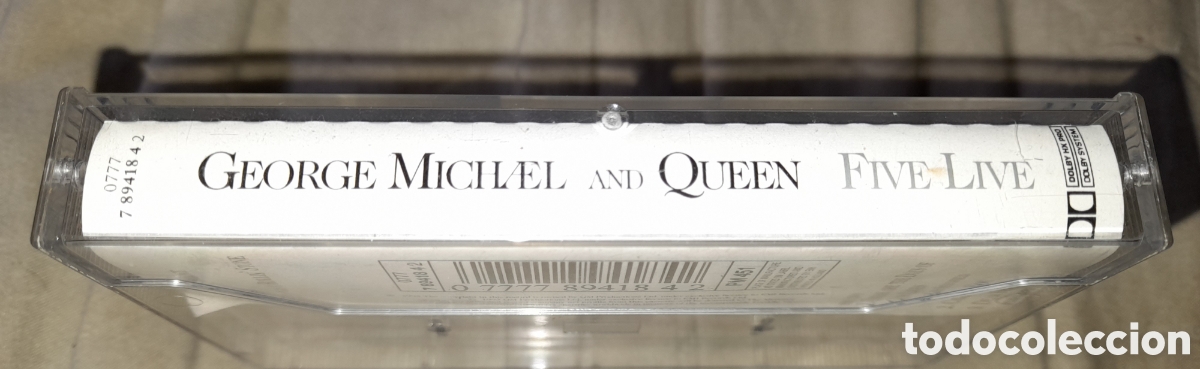 Casetes antiguos: GEORGE MICHAEL AND QUEEN. FIVE LIVE. CASETE - Foto 1