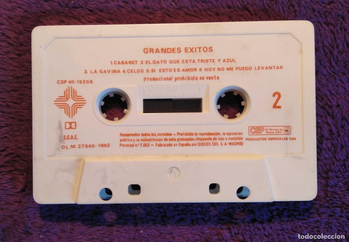 Casetes antiguos: Cinta Cassette Grandes &Eacute;xitos, 1982 - Foto 3