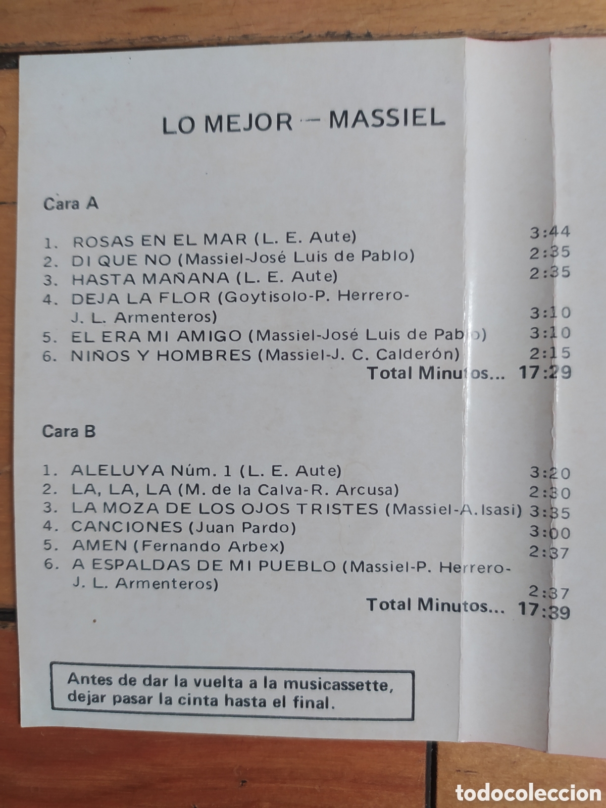 Casetes antiguos: Cassette Massiel - Foto 2
