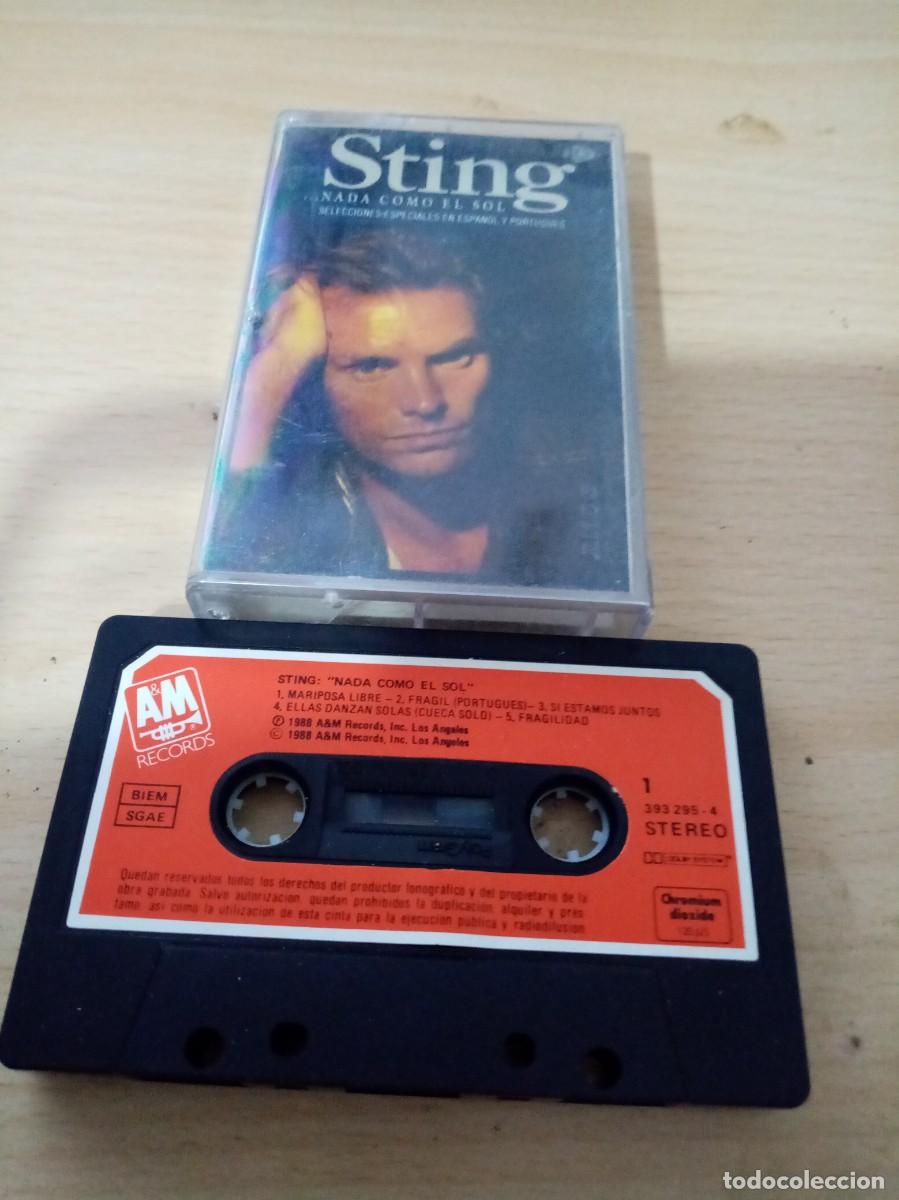 Casetes antiguos: STING. NADA COMO EL SOL. C18F - Foto 2