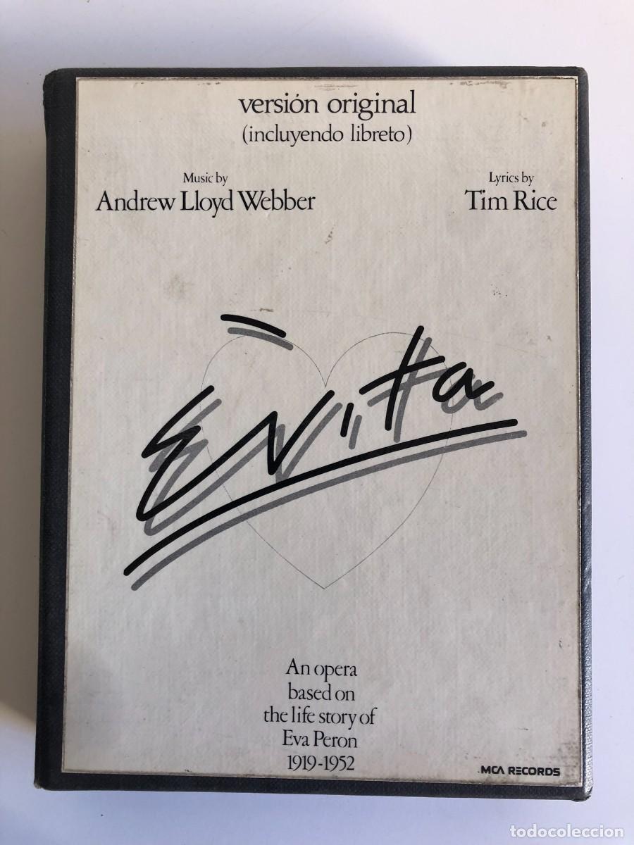 Casetes antiguos: EVITA OPERA EN 2 CASSETTE - Foto 1