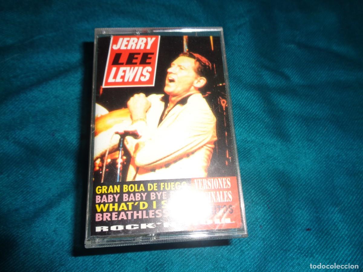 Casetes antiguos: JERRY LEE LEWIS. 14 EXITOS. VERSIONES ORIGINALES. CASETE - Foto 1