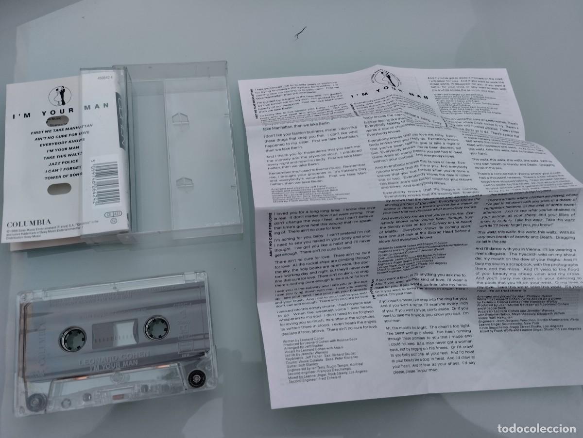 Casetes antiguos: Cinta Cassette Leonard Cohen - Foto 3