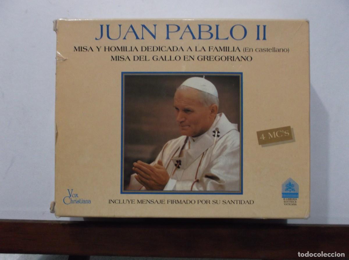 Casetes antiguos: MISAS DE JUAN PABLO II . - Foto 1
