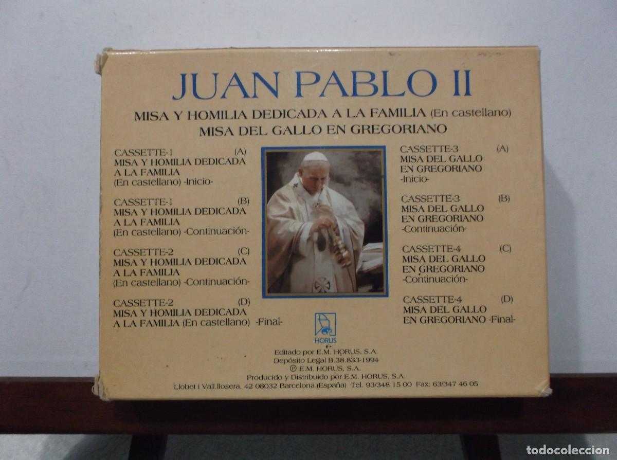Casetes antiguos: MISAS DE JUAN PABLO II . - Foto 2