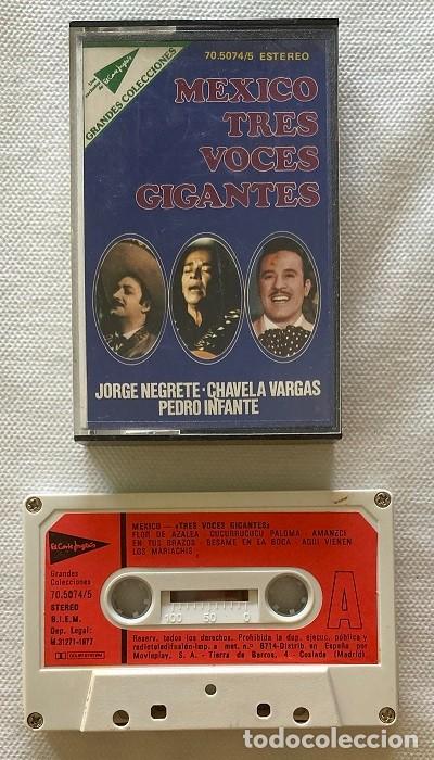 Casetes antiguos: MEXICO &rdquo;TRES VOCES GIGANTES&rdquo; (006CT)