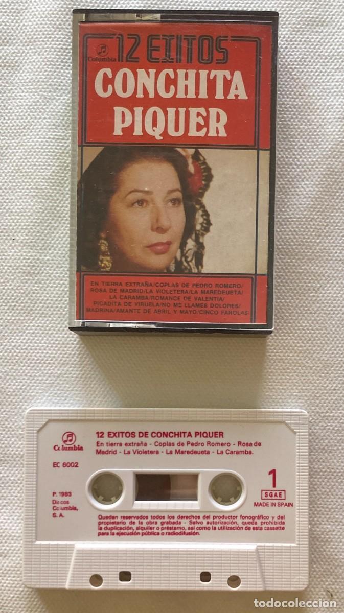 Casetes antiguos: CONCHITA PIQUER. 12 EXITOS (009CT) - Foto 1